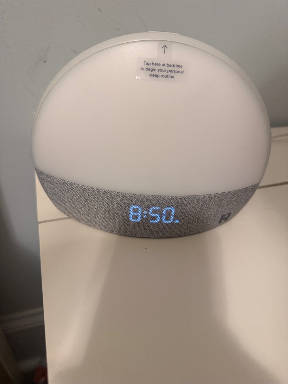 Hatch Series 1 Smart Wake Light Alarm Clock - Gray/White